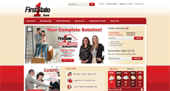 Desktop Screenshot of bankfirststate.com