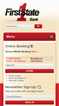 Mobile Screenshot of bankfirststate.com